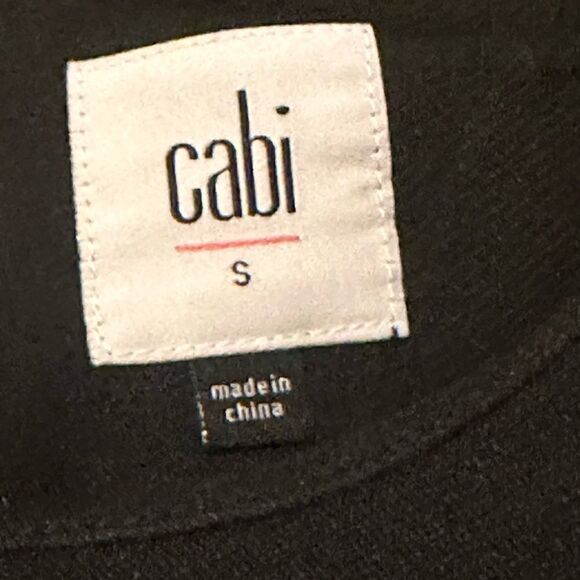Cabi Ponte Knit Snap Detail Black Top Size Small S 📦 - Picture 5 of 9